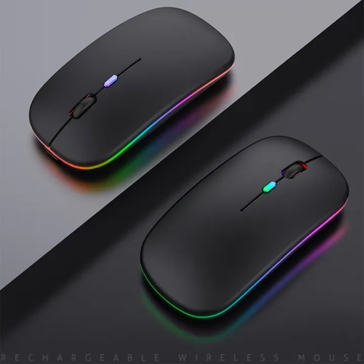 HP W10 Wireless Rechargeable Mouse With RGB Lights - Image 5